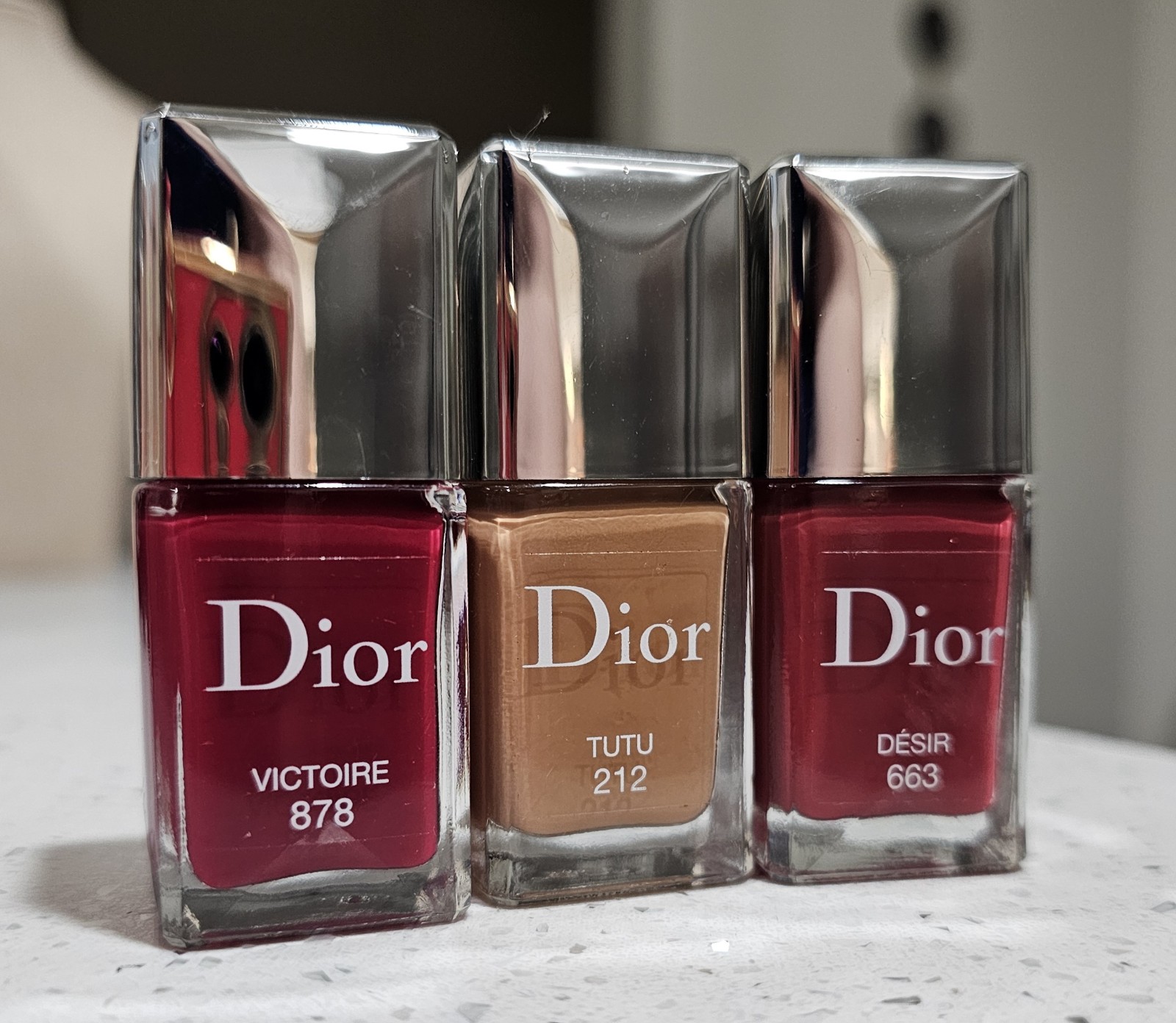 DIOR NAIL LACQUER TRIO