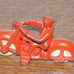 Vintage Cast Iron 3 Inch Motorcycle Toy
