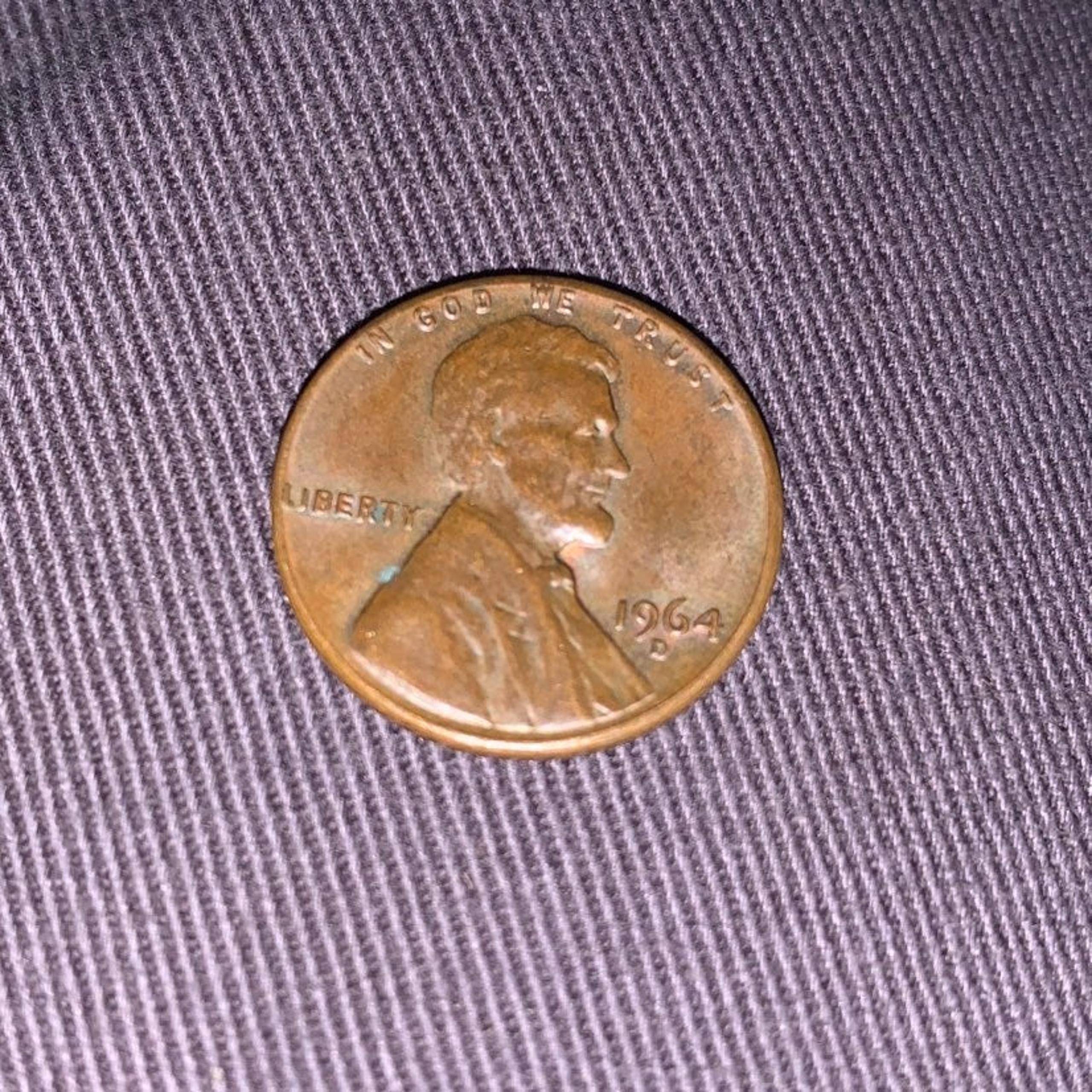 1964 D error penny
