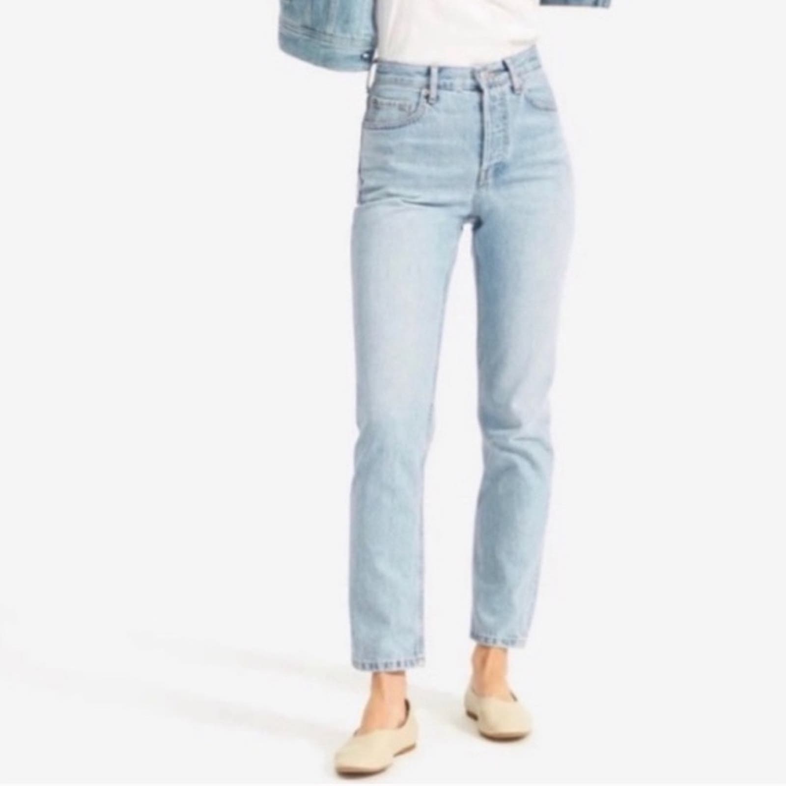 EVERLANE The Relaxed Straight Fir Organic Cotton size 27 regular