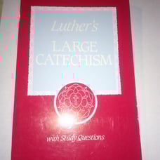 Luther's large catechism with study questions book used