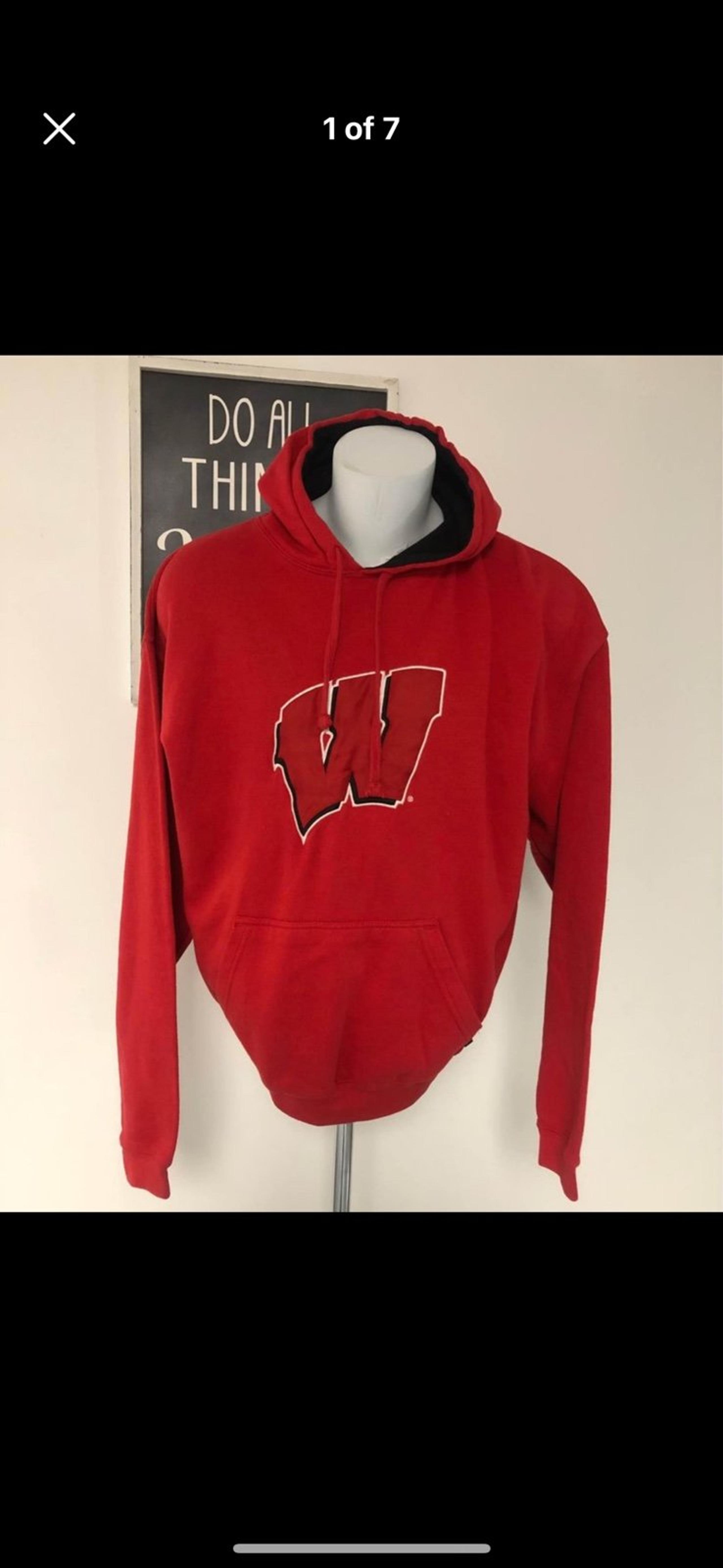 J. America Wisconsin hoodie mens  xl great condition