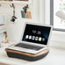 SONGMICS Lap Desk | Rustic Brown Bed Tray | Laptop Table with Cushion & Handle