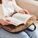 SONGMICS Lap Desk | Rustic Brown Bed Tray | Laptop Table with Cushion & Handle
