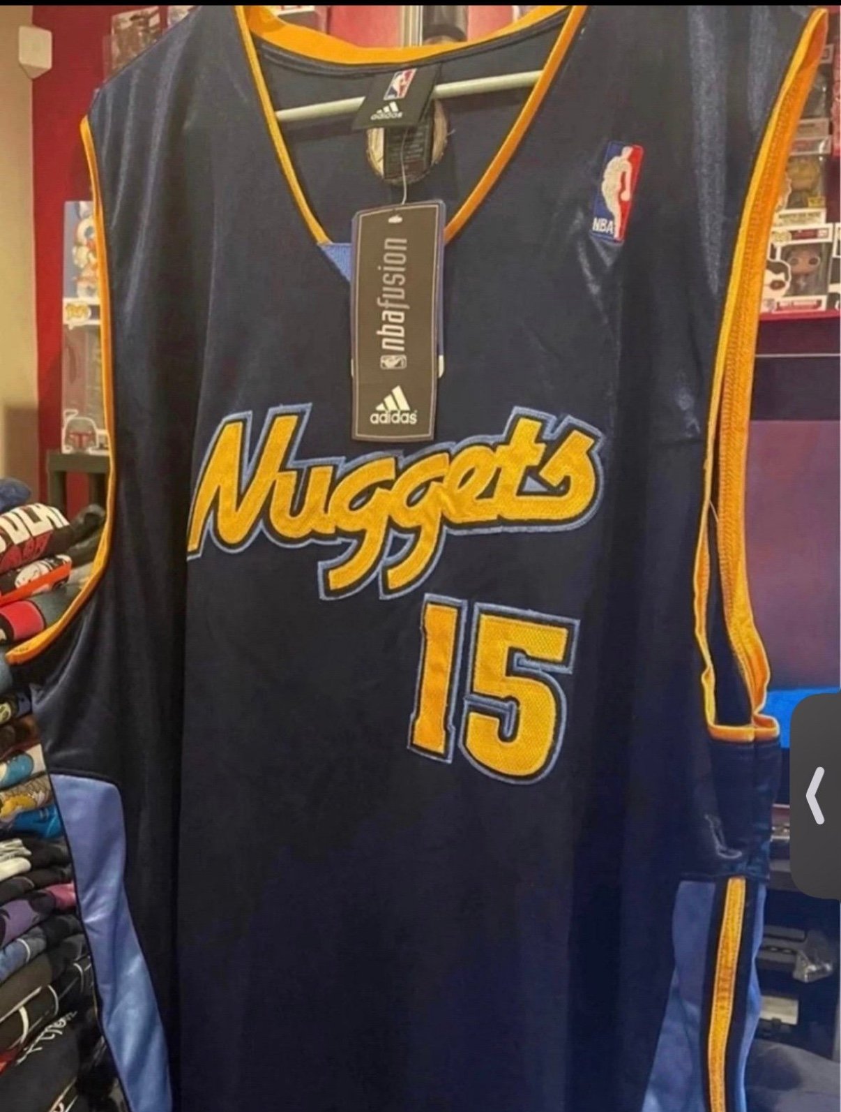Adidas Denver Nuggets Carmelo Anthony #15 3XL Jersey