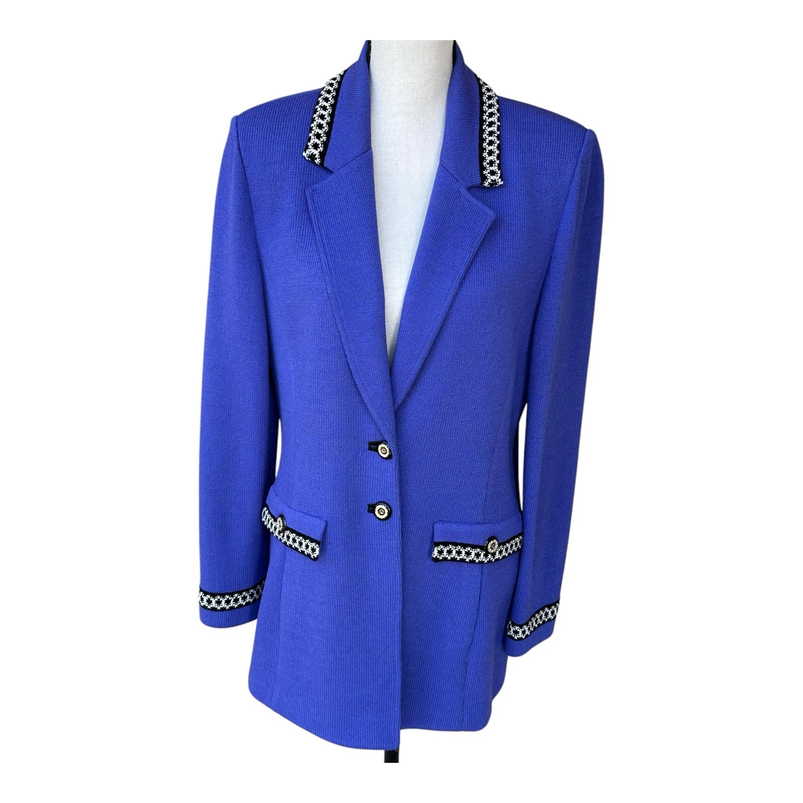 St. John Collection by Marie Gray Vintage Light Purple Blazer Size US 10
