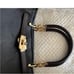 2Effe Black leather tote Village