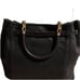 2Effe Black leather tote Village