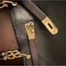 2Effe Black leather tote Village