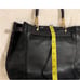 2Effe Black leather tote Village