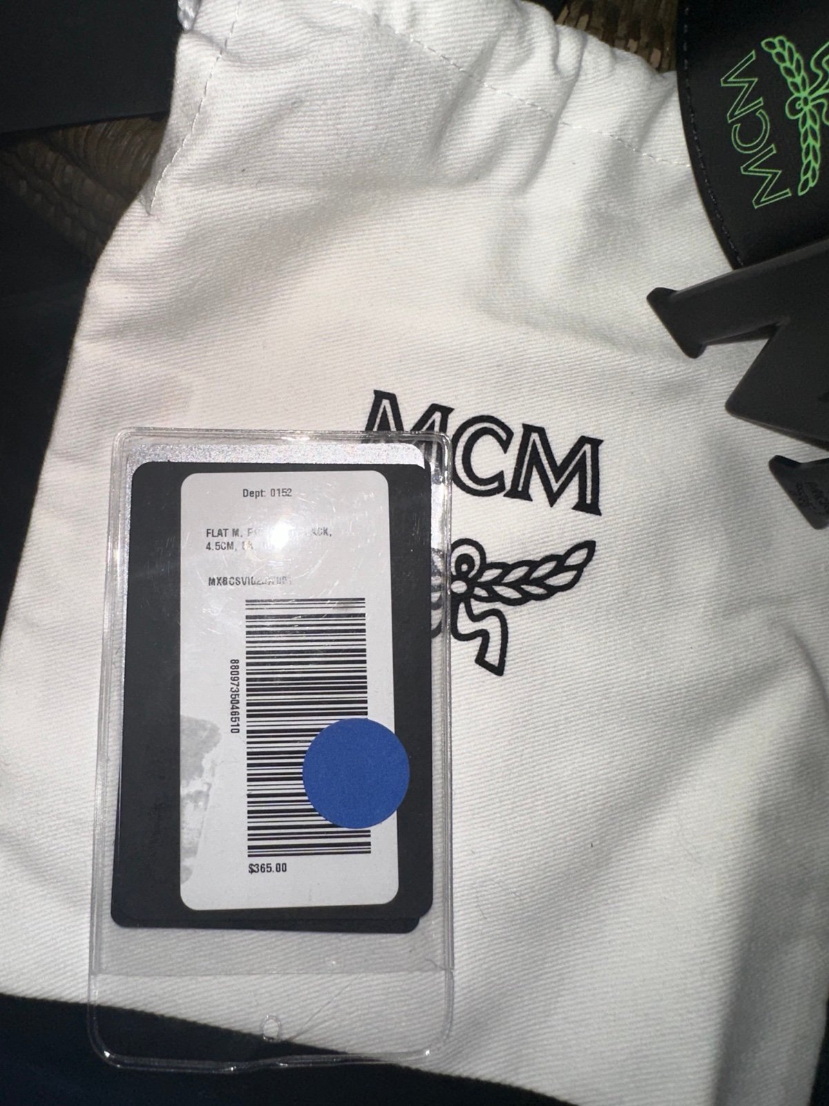 Mcm designer belt