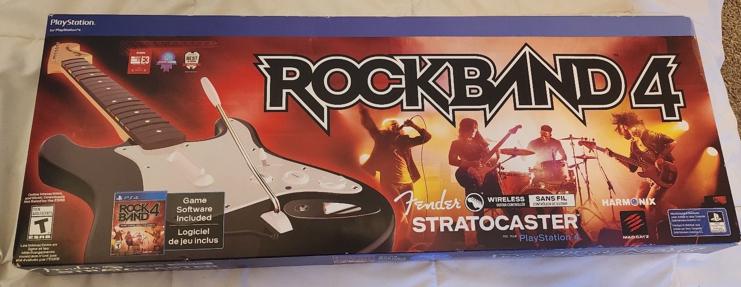 Ps4 Rock Band 4 bundle.