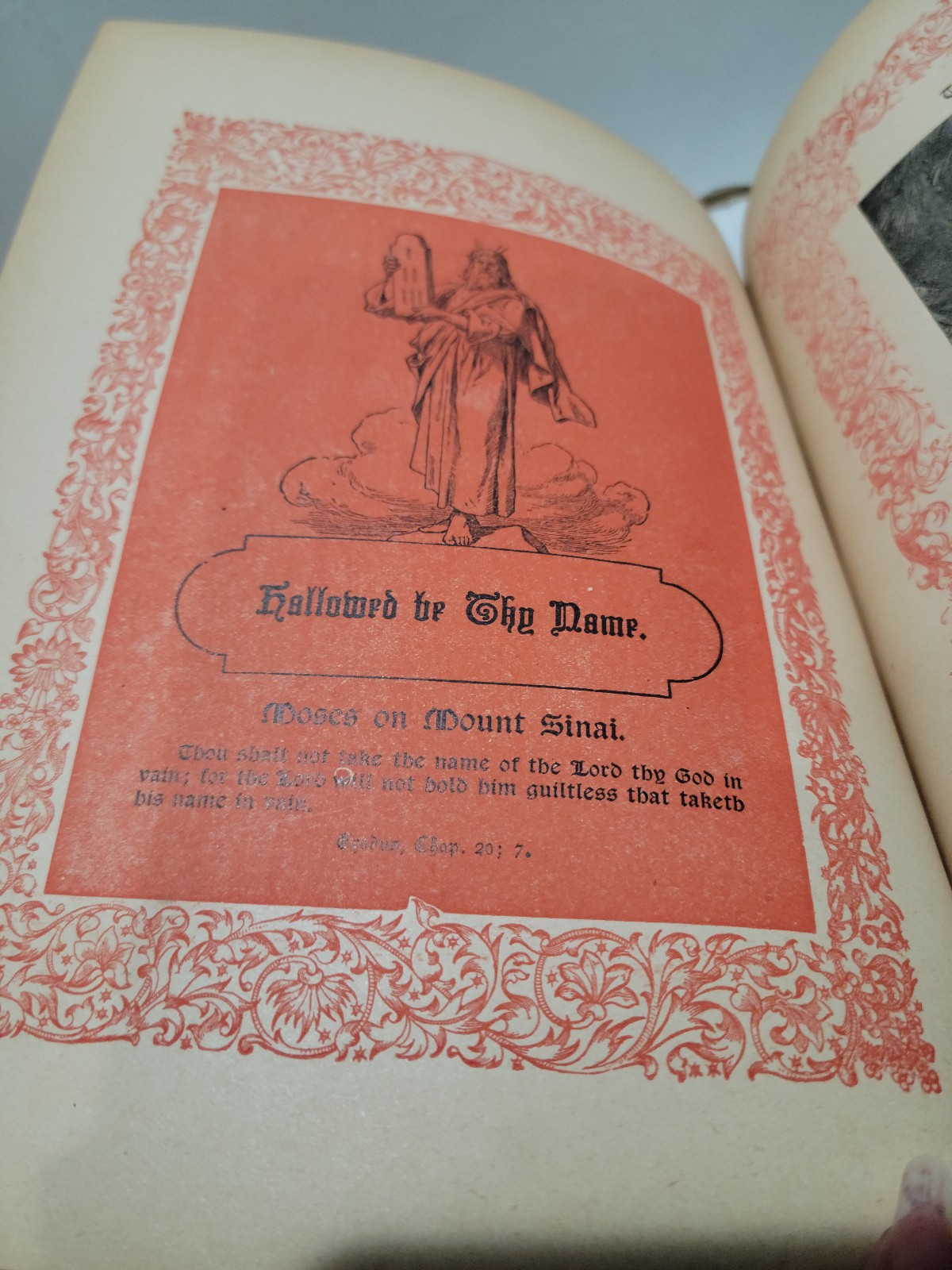 1890's Christmas Stories for Mothers Darlings EA Allen illustrated Anthology HC - detail