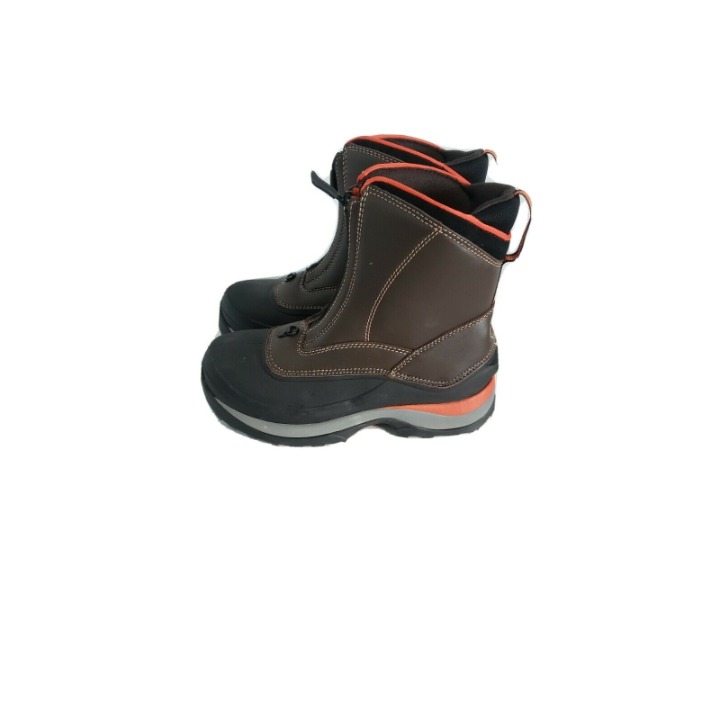 Lands End Womens 181974 Mid Calf Zip Front Insulated Snow Boot Size 7