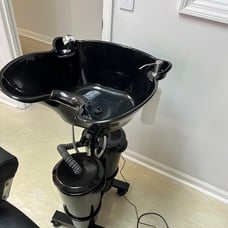 Artist hand Adjustable Portable Shampoo Bowl with Electric Pump, Hair Washing St