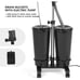 Artist hand Adjustable Portable Shampoo Bowl with Electric Pump, Hair Washing St