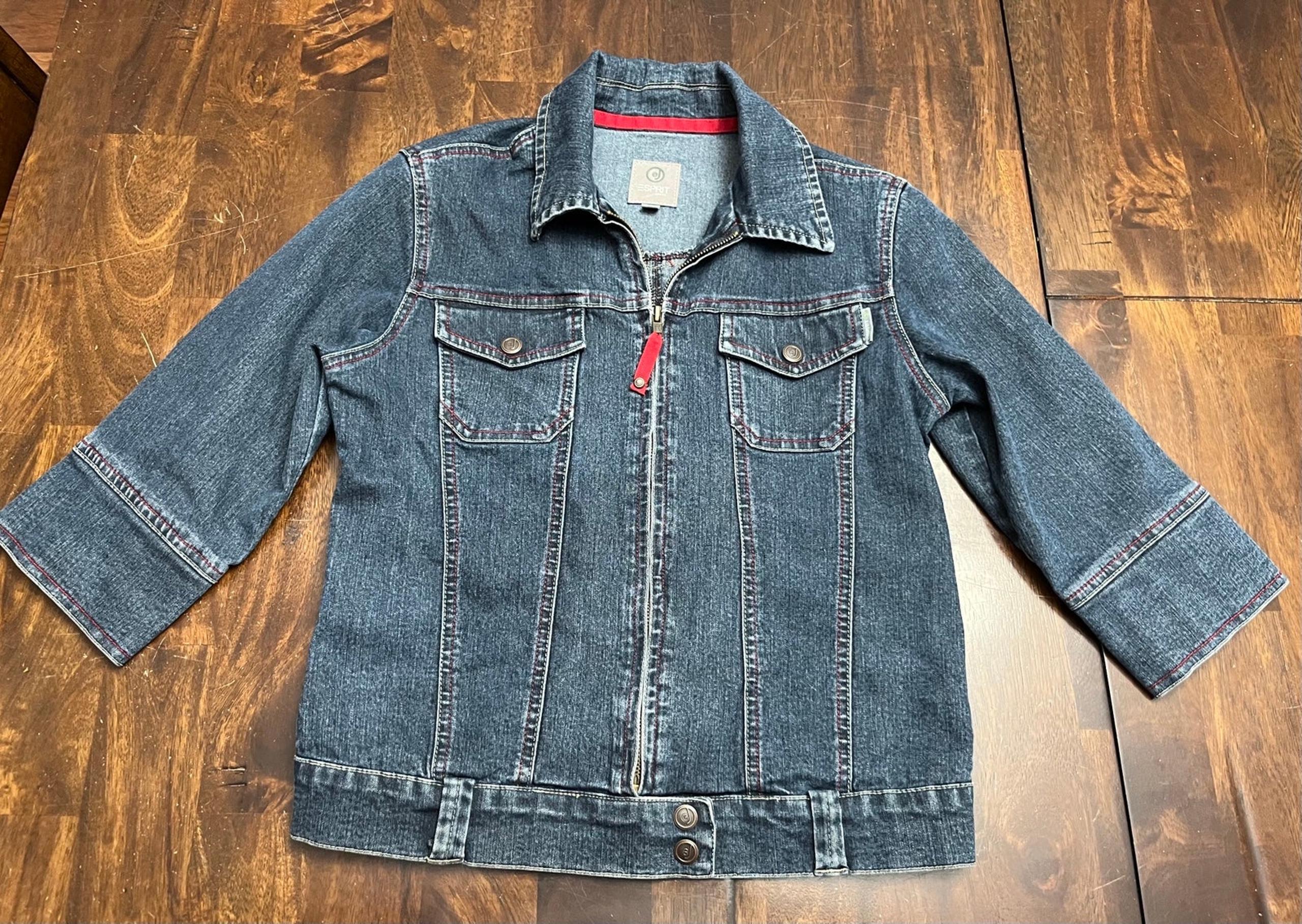 ESPIRIT Denim Jean Jacket Women’s size 155/80A (= US 1/XS)