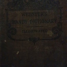 Webster's handy dictionary illustrated night 1847