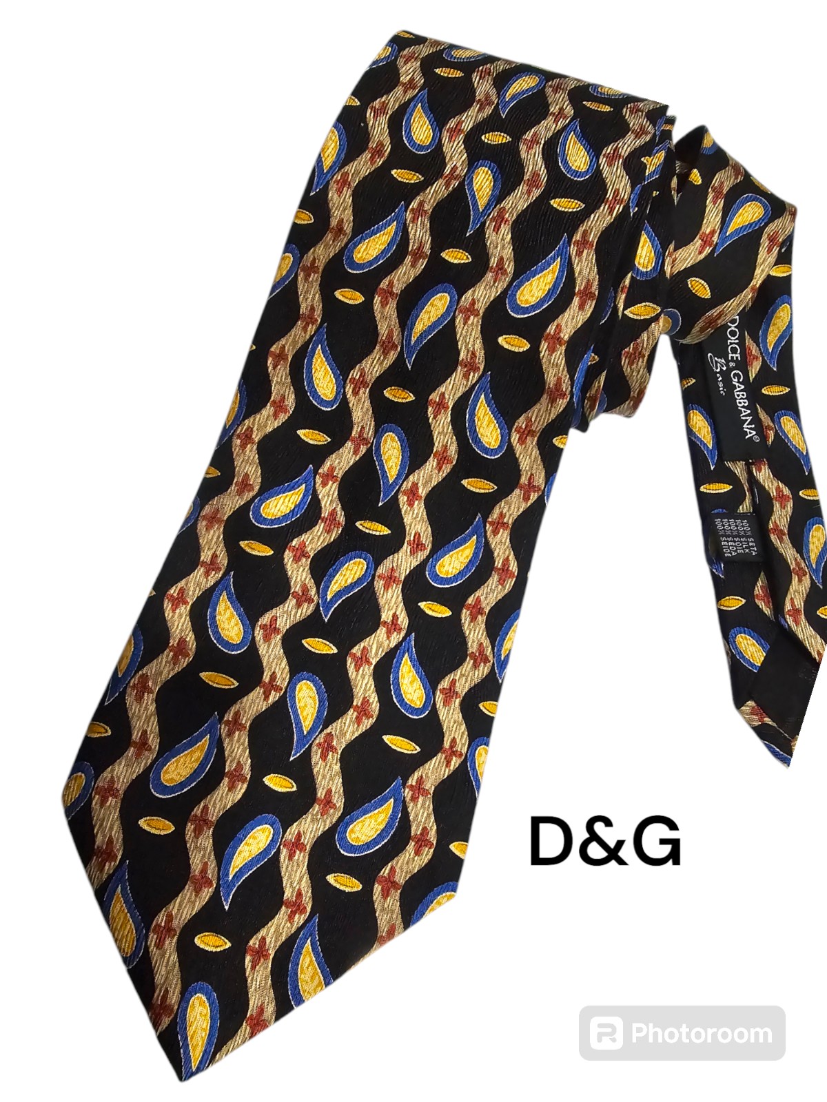 DOLCE GABBANA BASIC ITALIAN SILK NECKTIE, NWT 130