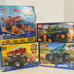 4-Pack MONSTER TRUCKS Mega and Lego Building Sets New/Sealed