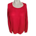 Max Mara Sweater Vintage Cashmere Silk Scoop Neck Sweater Red sz M