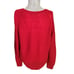 Max Mara Sweater Vintage Cashmere Silk Scoop Neck Sweater Red sz M
