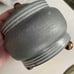 Vintage Metal Powder Puff Music Box