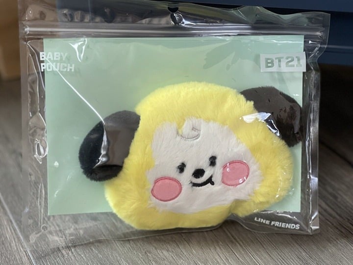BTS BT21 Official Authentic Goods Chimmy Baby Flat Small Pouch Coin Purse