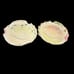 Vtg Studio Art Pottery Set 2 Decorative Splatter Fish Bowl Beach Decor Signed