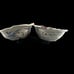 Vtg Studio Art Pottery Set 2 Decorative Splatter Fish Bowl Beach Decor Signed