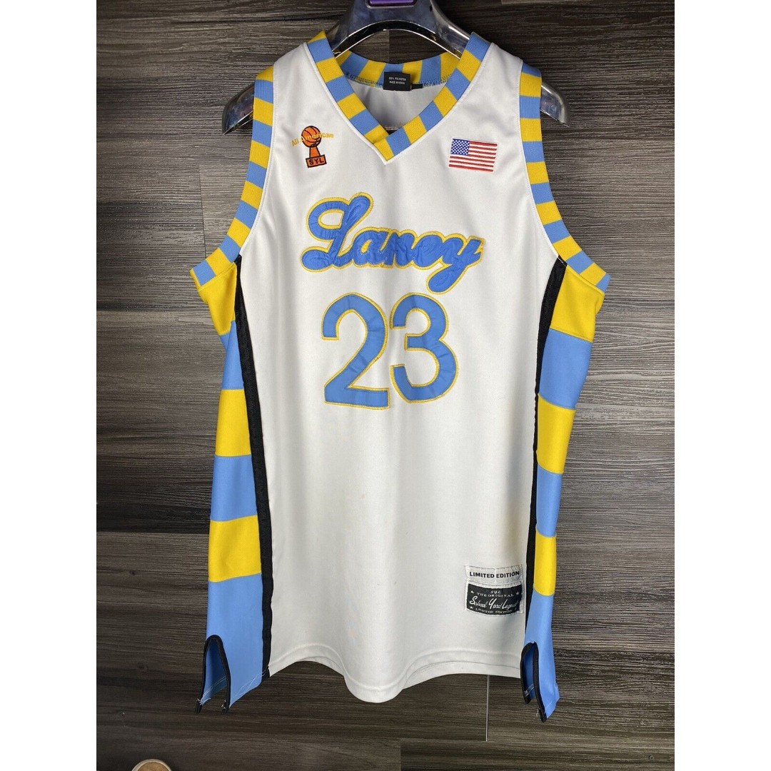 School Yard Legends Jordan 23 Jersey Laney High School Limited Edition 4XL Size