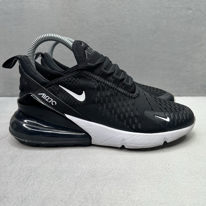 Womens 6.5 / 5Y Nike Air Max 270 Shoes Black White Athletic Running Sneakers