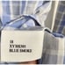 Nat Nast Men’s Plaid Long Sleeve Button-Up Dress Shirt Blue Smoke