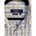 Nat Nast Men’s Plaid Long Sleeve Button-Up Dress Shirt Blue Smoke