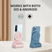 3 in 1 Magnetic Camera Handle Bluetooth Bracket with Wireless Charging (Pink)