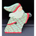 Stunning Artisan Vintage Folk Art Painted Wooden Wood Santa 9” Tall -CHL