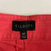 NEW Talbots women’s bright coral rope belt capri straight leg pants 10 petite