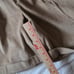 Vintage 80s Tan Corduroy Super High Rise Cuffed Shorts NWT Deadstock Size 14