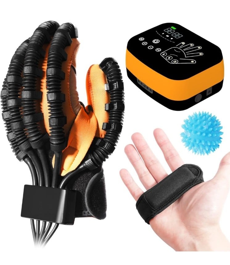 Mzu robot glove orange left-small nwb physical therapy rehab