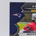 2023 Panini Mosaic Marte Mapu RC #345 Blue Sparkle 73/96 New England Patriots
