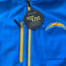 NWT NFL LA Los Angeles Chargers 3 Layer Soft Shell Bonded Zip Down w Zipper Hood