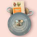 Le Creuset Cast Iron Dutch Oven with Bear Knob (Coastal Blue)
