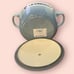 Le Creuset Cast Iron Dutch Oven with Bear Knob (Coastal Blue)
