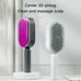 Self Cleaning hairbrush Removes hair FREE SHIPPING