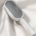 Self Cleaning hairbrush Removes hair FREE SHIPPING