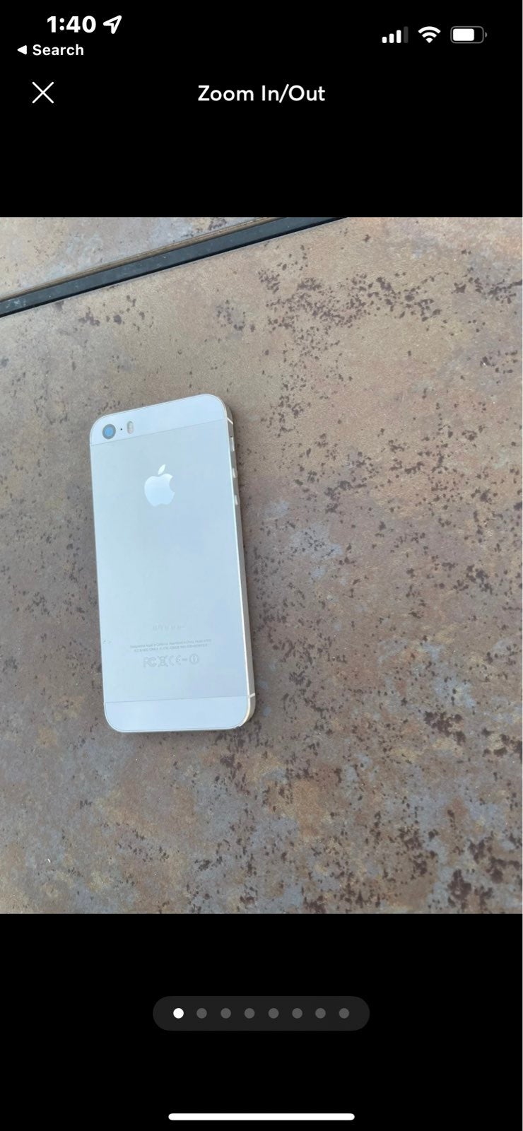 Apple iPhone 5S 16GB in Silver Unlocked in Mint condition