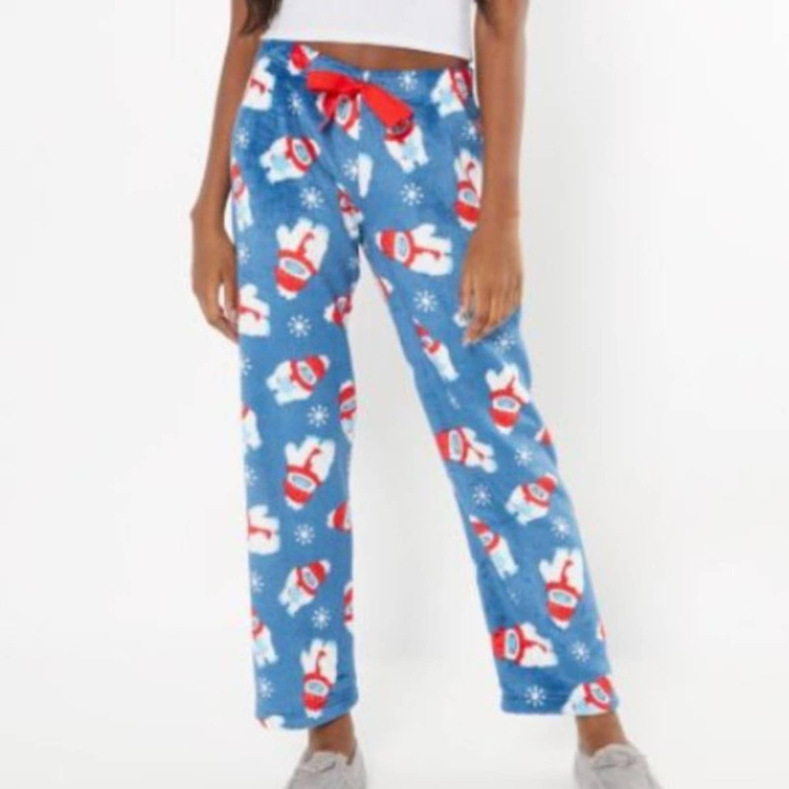 Rue 21 Blue Yeti Print Plush Sleep Pajama Pants M Wholesale Rue 21 Blue Yeti Print Plush Sleep Pajama Pants M Wholesale