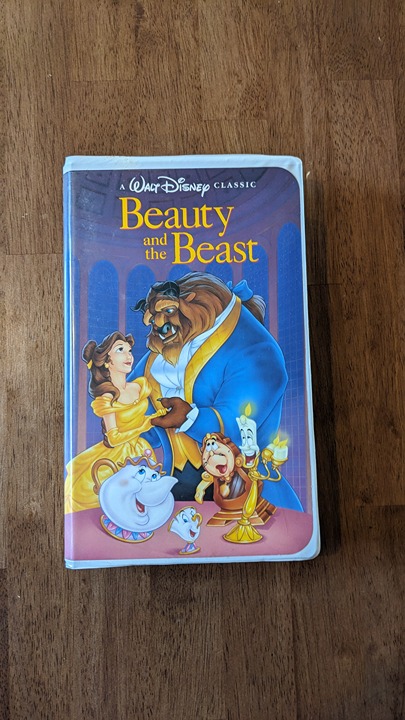 VINTAGE Beauty and the Beast VHS