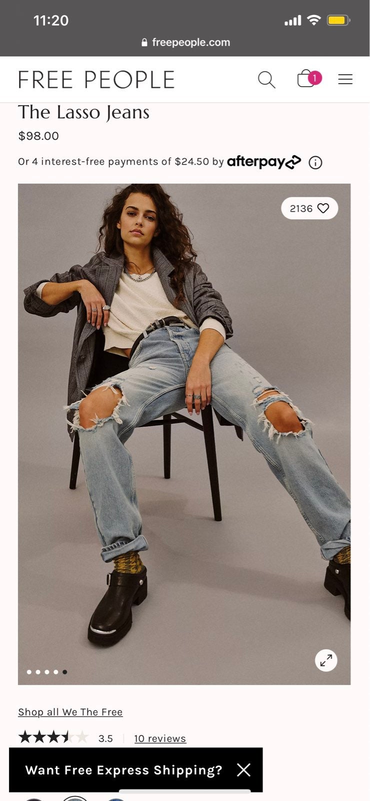 Free People jeans
