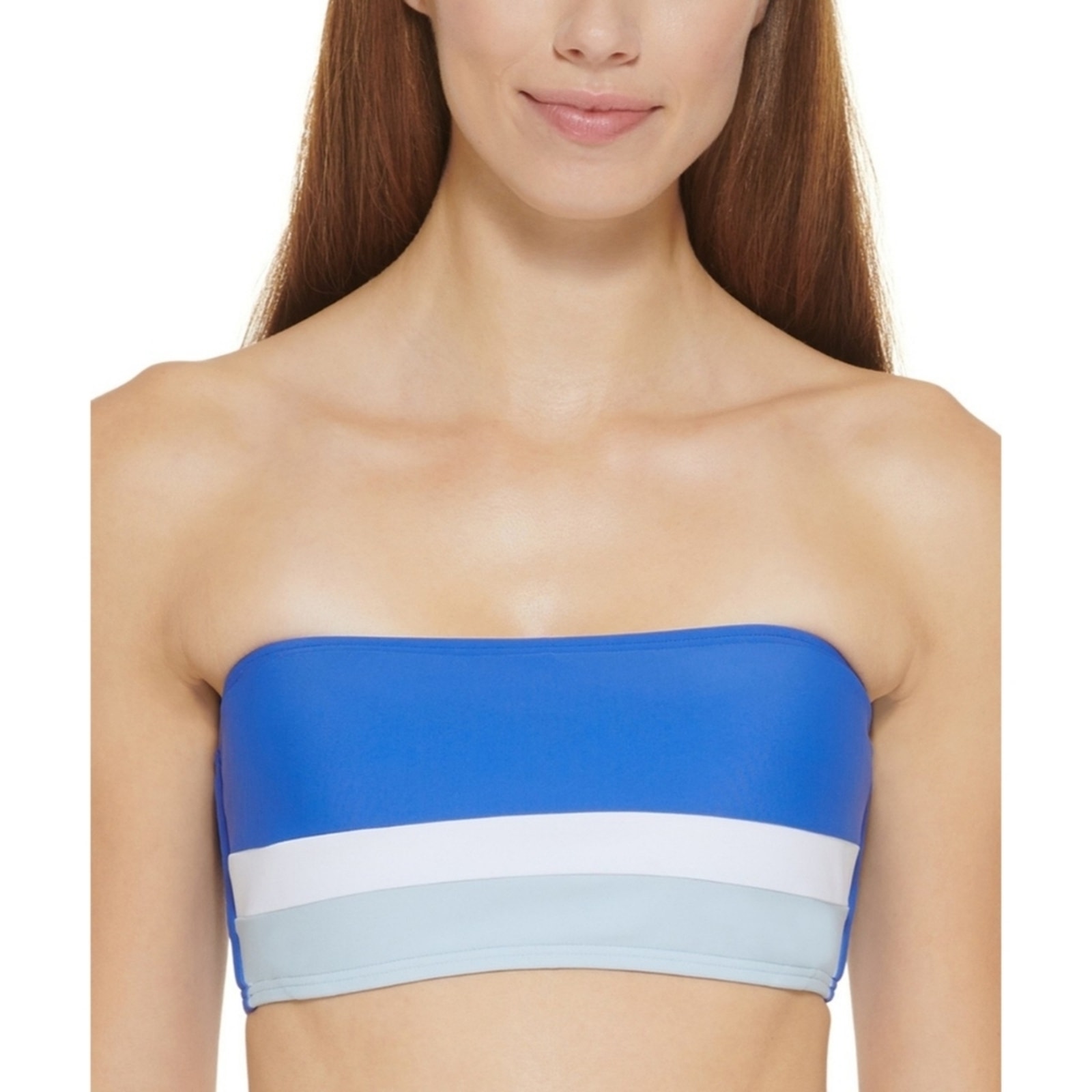 DKNY Womens Colorblock Adjustable Bikini Swim top